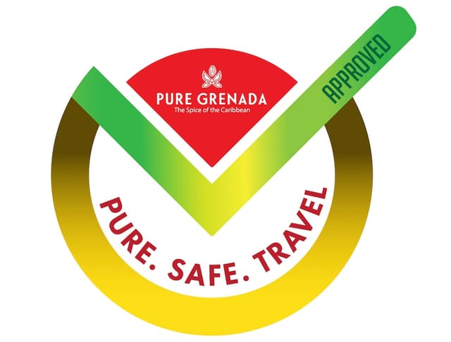 Pure Safe Travel Approved, endorsed by the Grenada Tourism Authority
